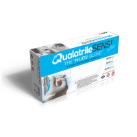 SQWF09 Qualatrile SENS! White Nitrile 9" Powder-Free Gloves