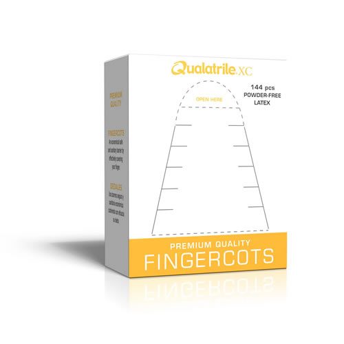 5C144 Powder-Free Latex Finger Cots ISO 5 (Class 100)