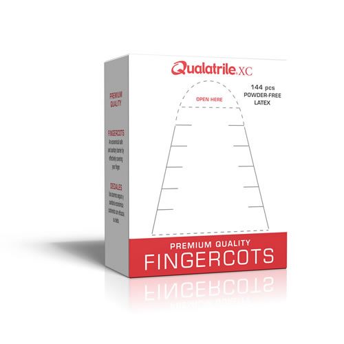 8C144 Static Dissipative Latex Finger Cots ISO 5 (Class 100)